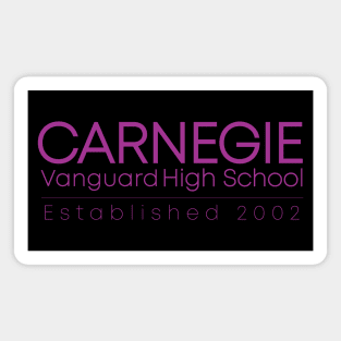 CVHS Carnegie Vanguard HS; Est. 2002 - in Purple Magnet